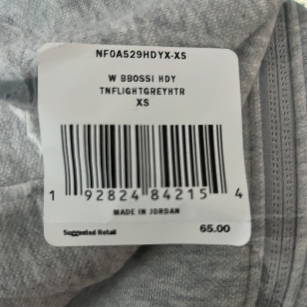 The North Face Women's B Bossi Full Zip Hoodie Jacket TNF Light Grey - Picture 2 of 2